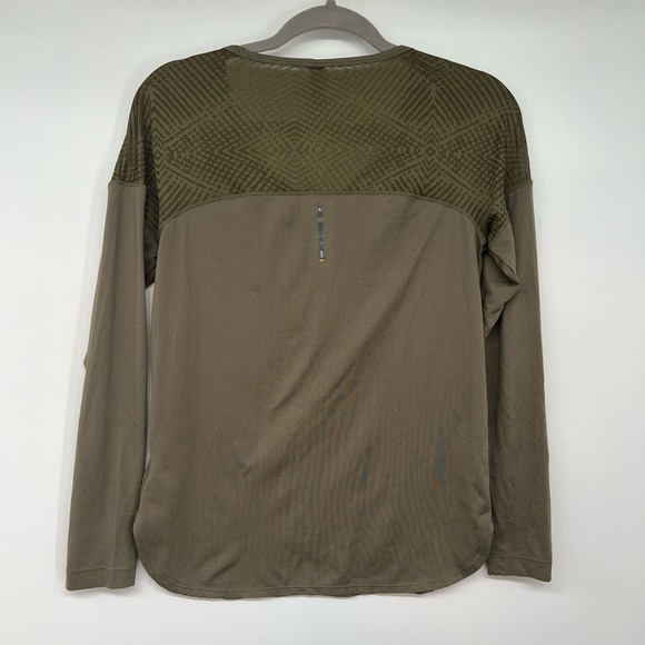 Lole Long Sleeve T-Shirt Women's Size S Olive Green Pullover Workout Activewear - Picture 2 of 7